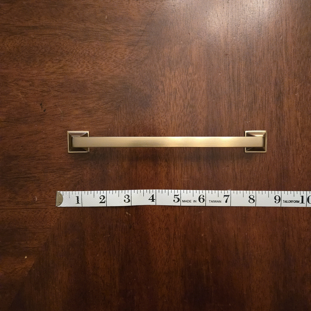 Set of 9 Brushed Bronze Handles